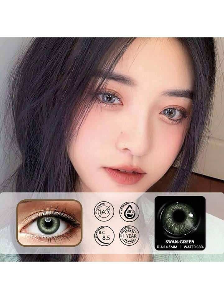 1 Pair Big Eye Color Soft Contact Eye Makeup Lenses