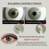 1 Pair Of Natural Color Soft Contact Lenses