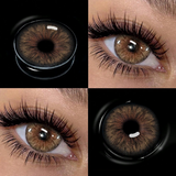 1 Pair Of Natural Color Soft Contact Lenses