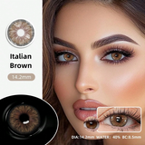 1 Pair Of Natural Color Soft Contact Lenses