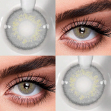 1 Pair Soft Colored Contact Lenses 1 Year Disposable Fashion Makeup Lenses Halloween