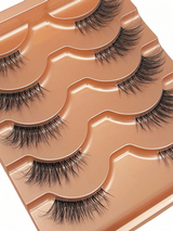 5 Pairs Of Half-Eye False Eyelashes Strip Lashes