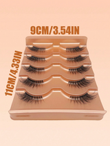 5 Pairs Of Half-Eye False Eyelashes Strip Lashes