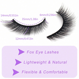5 Pairs 14mm 3D Vivid Eyelashes