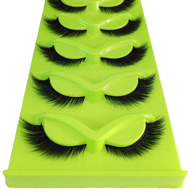 5 Pairs 14mm 3D Vivid Eyelashes