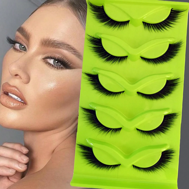 5 Pairs 14mm 3D Vivid Eyelashes