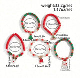 5pcs Christmas Trees, Letters, Snowman Decorative Accessories, Christmas Gift Set
