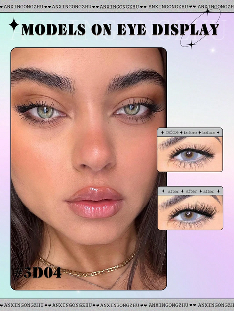 7 Pairs Half Lashes Full False Lashes 12mm Short Half Lashes Faux Mink Cat Eye Look