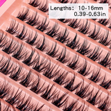 Azenlo 120pcs/Set Individual Cluster False Eyelashes, DIY Eyelash Extension 10-16mm