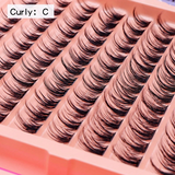 Azenlo 120pcs/Set Individual Cluster False Eyelashes, DIY Eyelash Extension 10-16mm