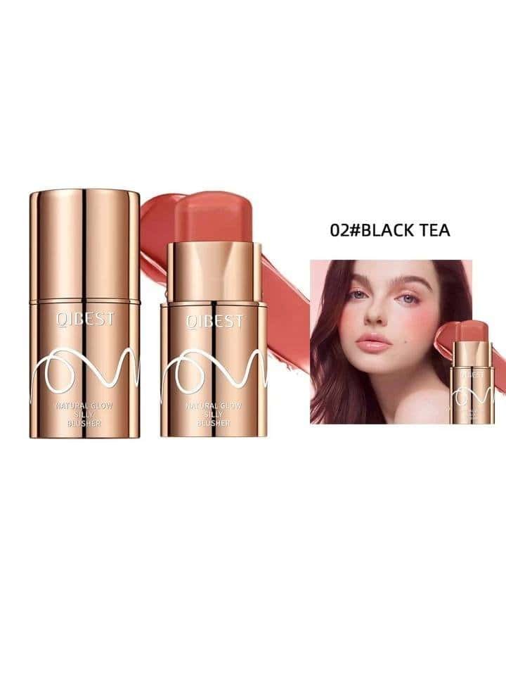 Blush Stick,1Pc Smooth Smudge Proof Blush Rust #02