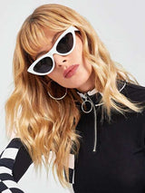 Cat Eye Two Tone Fashion Glasses