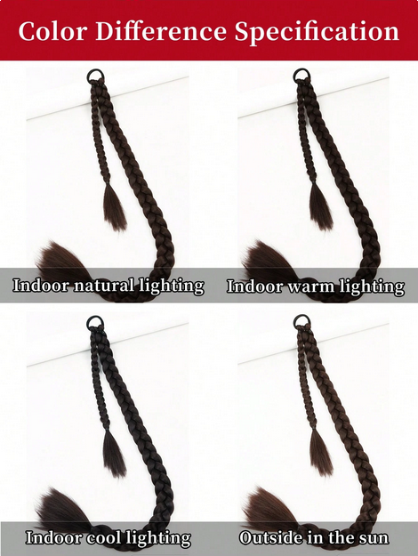 Extension With Hair Tie Straight Wrap Around Hair Extensions