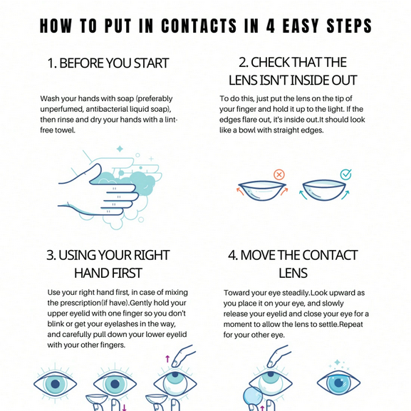 FUNSACHY Brown Colored Contact Lenses, 14.5mm Natural Soft Disposable Contact Lenses