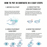 FUNSACHY Brown Colored Contact Lenses, 14.5mm Natural Soft Disposable Contact Lenses