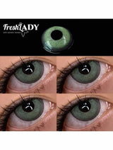 Freshlady Moss Colored Contact Lenses 1 Year Olive Green