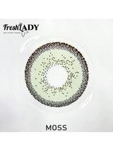 Freshlady Moss Colored Contact Lenses 1 Year Olive Green