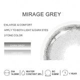 Lalens Mirage Gray Makeup Colored Contact Lenses