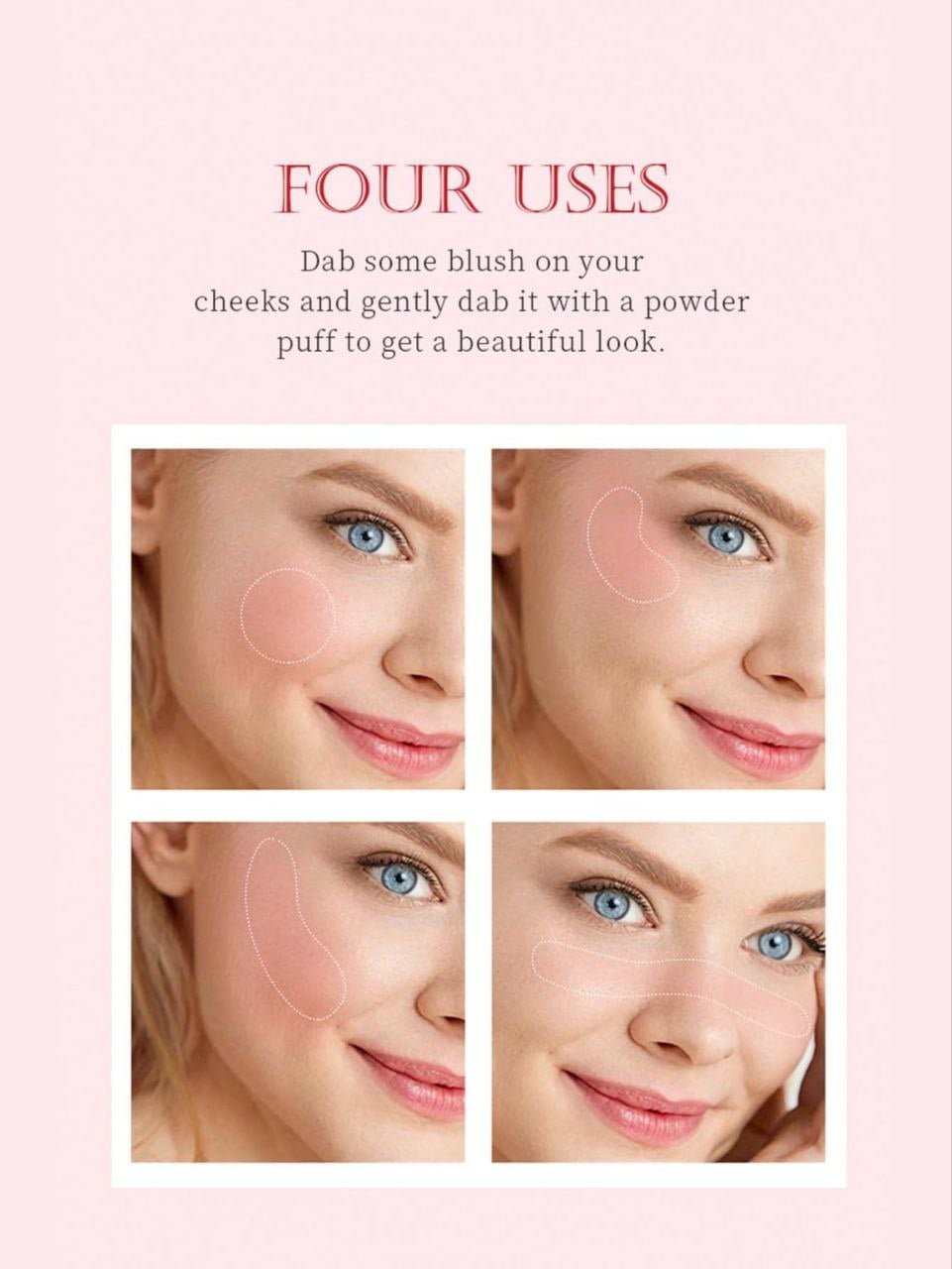 Liquid Blush,1Pc Highly Pigmented Liquid Blush Long-Wearing Brightening Blush 06 Dusk