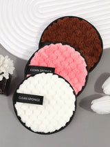MAANGE 3pcs Makeup Remover Puff,Soft And Skin Friendly Face Towel,Cleanning Tools