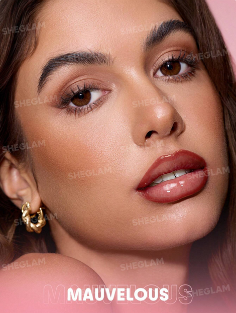 SHEGLAM Fall In Line Peel Off Lip Liner Stain-Mauvelous Henna,Lip Combo Mauvelous