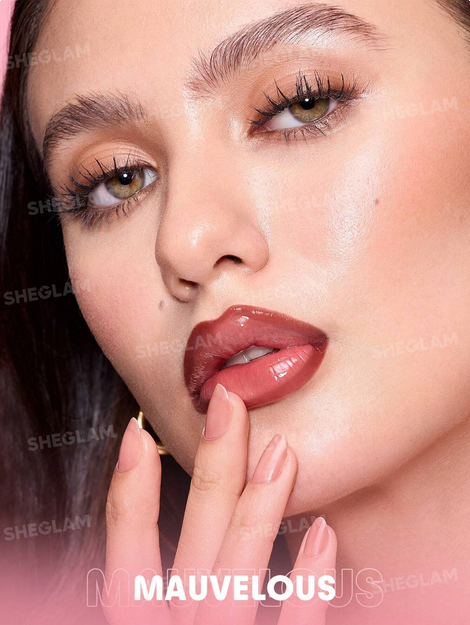 SHEGLAM Fall In Line Peel Off Lip Liner Stain-Mauvelous Henna,Lip Combo Mauvelous