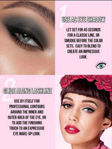 MissIyn Intense Color Liner No.50 Dip Black, Creamy, Eyeshadow &amp; Eyeliner Pencil,