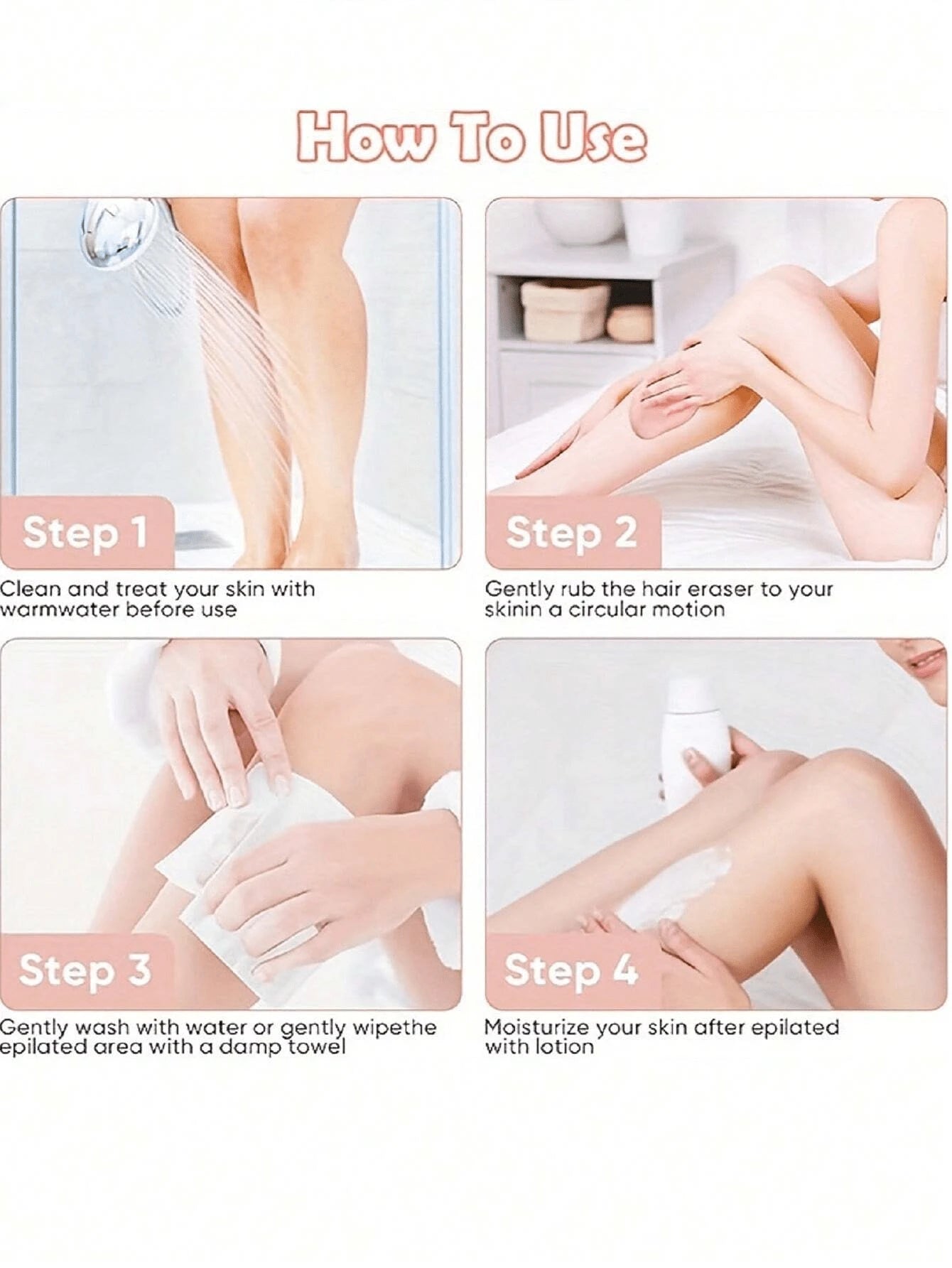 Nano Glass Grinding Hair Removal Device, Creative Physical Depilation Exfoliating Tool, Harmless To Skin