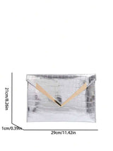 New Solid Color Glitter Pu Leather Silver