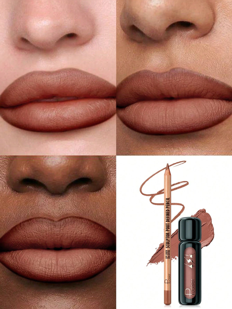 Pudaier Pencil Lip Set 2 Piece Waterproof 16+01