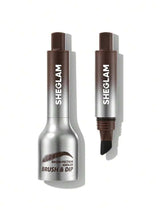 SHEGLAM Brow-Fection Angled Brush &amp; Dip Liquid Eyebrow Gel Pen Chocolate Hair
