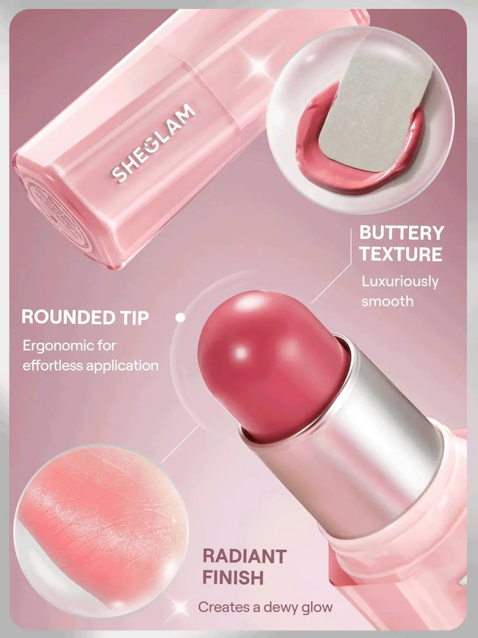 SHEGLAM Buttery Bliss Blush Stick-Love Cake Father's Day Graduation