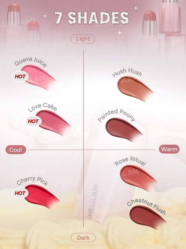 SHEGLAM Buttery Bliss Blush Stick-Love Cake Father's Day Graduation