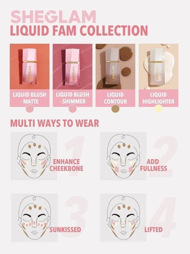 SHEGLAM Color Bloom Liquid Blush-On Point Liquid Blush