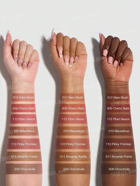 SHEGLAM Fall In Line Peel Off Lip Liner Stain-Mauvelous Henna,Lip Combo Mauvelous