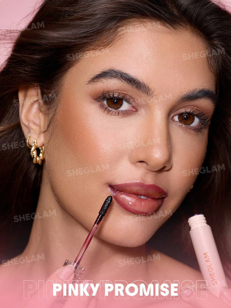 SHEGLAM Fall In Line Peel Off Lip Liner Stain-Pinky Promise Henna,Lip Combo Pinky Promise