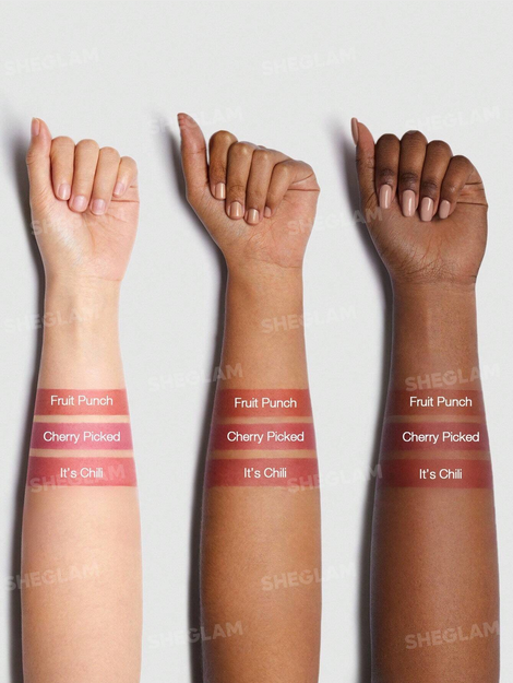 SHEGLAM For The Flush Lip &amp; Cheek Tint-Cherry Picked Long-Lasting Matte Finish Lip Tint Easy