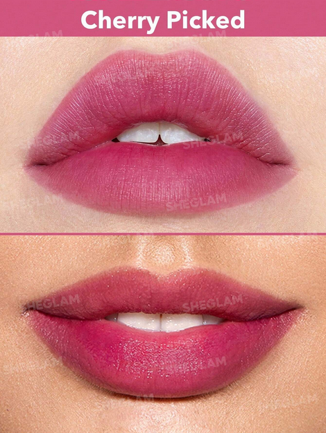 SHEGLAM For The Flush Lip &amp; Cheek Tint-Cherry Picked Long-Lasting Matte Finish Lip Tint Easy