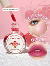 SHEGLAM For The Flush Lip &amp; Cheek Tint-Cherry Picked Long-Lasting Matte Finish Lip Tint Easy