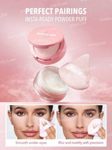SHEGLAM Insta-Ready Face &amp; Under Eye Setting Powder Duo-Bubblegum