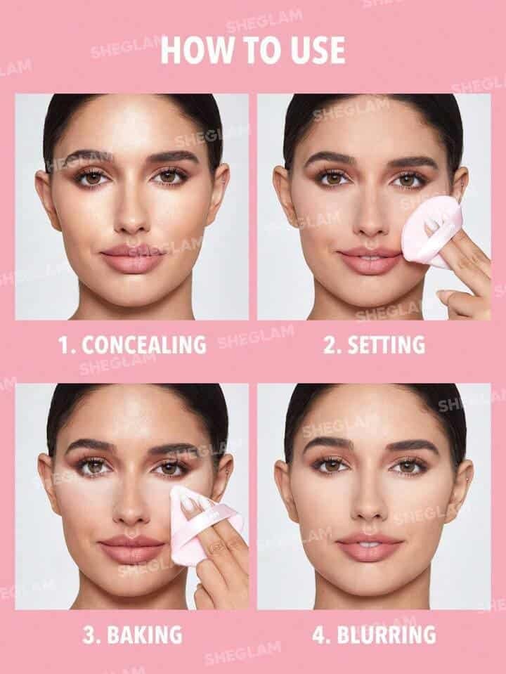 SHEGLAM Insta-Ready Face &amp; Under Eye Setting Powder Duo-Bubblegum