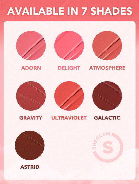 SHEGLAM Lunar Orbit Blush Ball-Delight Cream Blush Cream Non-Fading Multi-Use Spaceship