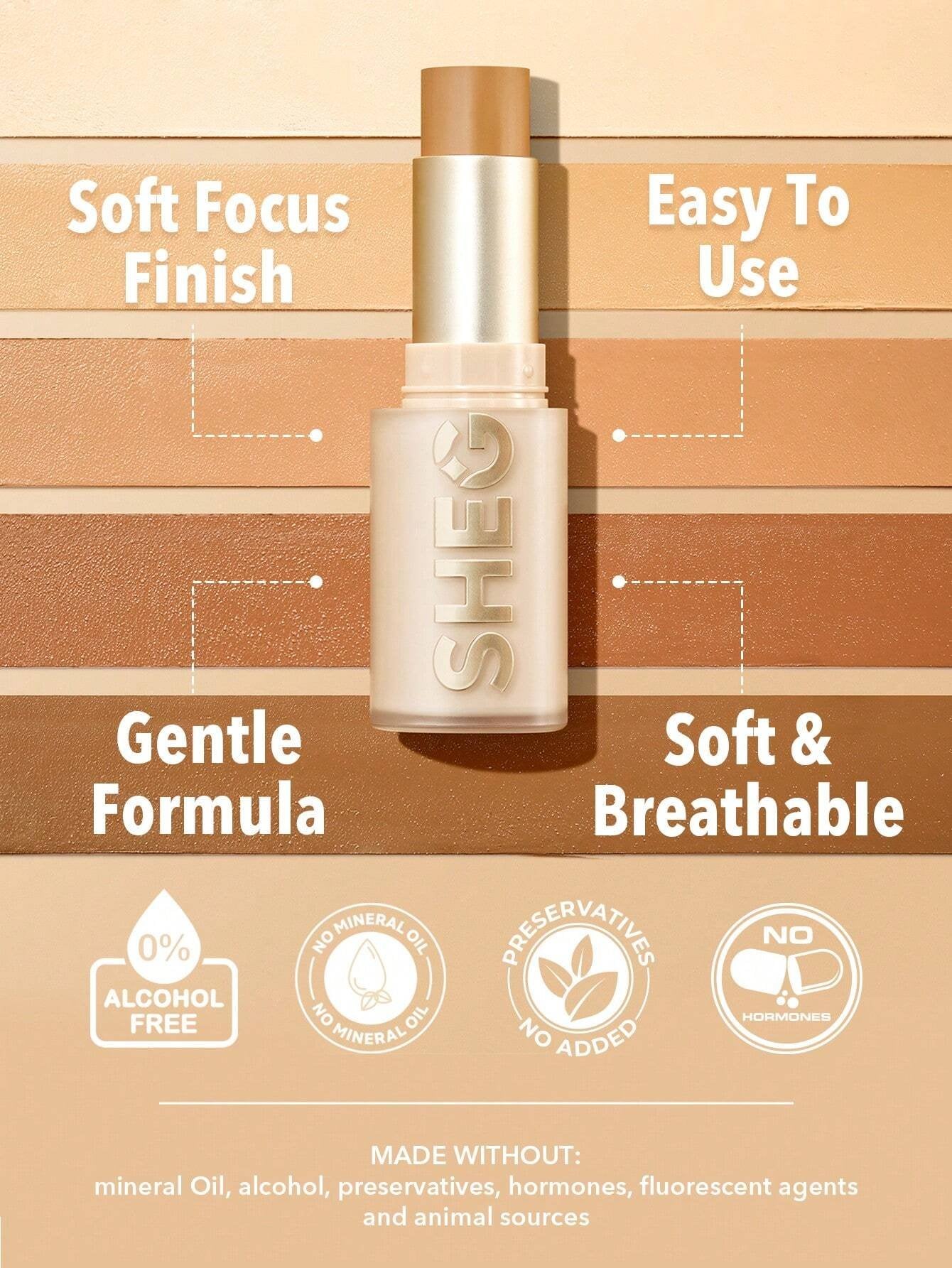 SHEGLAM Skin Magnet High Coverage Foundation Stick-Bamboo