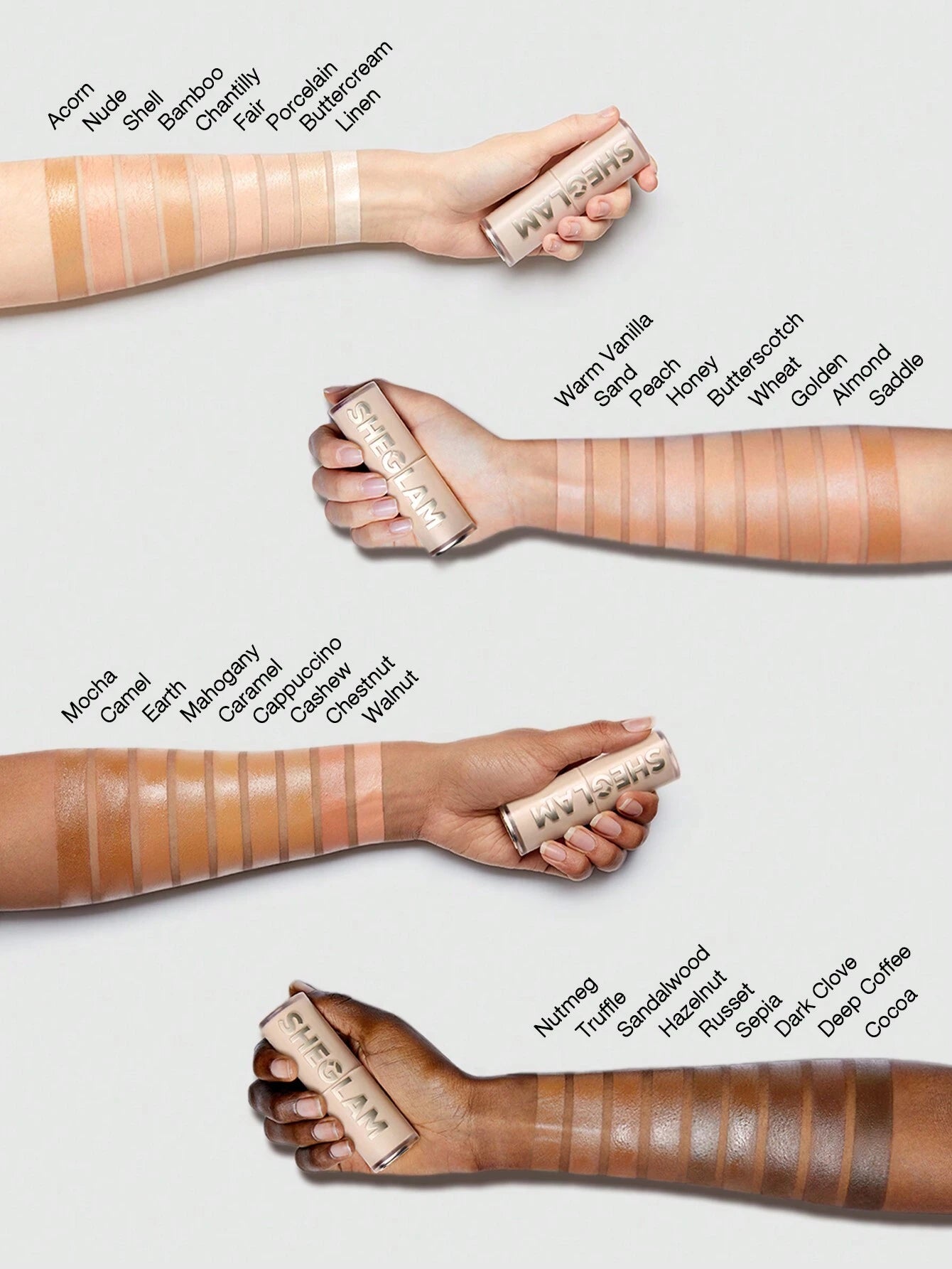 SHEGLAM Skin Magnet High Coverage Foundation Stick-Honey