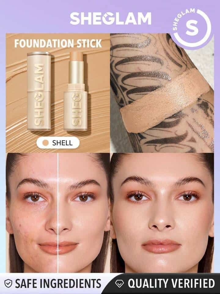 SHEGLAM Skin Magnet High Coverage Foundation Stick-Shell