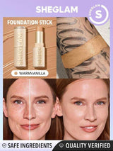 SHEGLAM Skin Magnet High Coverage Foundation Stick-Warm Vanilla