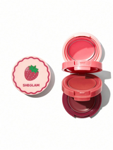 SSHEGLAM Strawberry Whirl Cheek &amp; Lip Cream Stack Rare Brand Beauty Makeup Face Paint