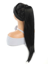 Synthetic Long Straight Hair Ponytail Extension Wig