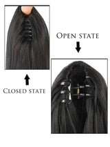 Synthetic Long Straight Hair Ponytail Extension Wig