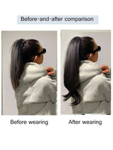 Synthetic Long Straight Hair Ponytail Extension Wig